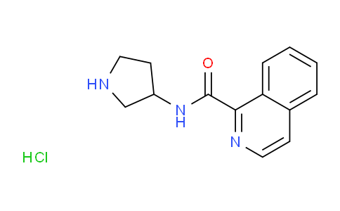 CAS No. 1417793-08-8, N-(Pyrrolidin-3-yl)isoquinoline-1-carboxamide hydrochloride