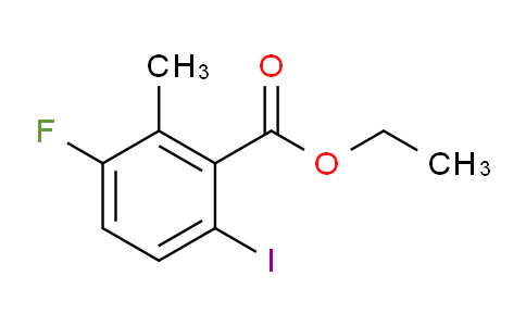 CAS No. 1417190-32-9, Ethyl 3-fluoro-6-iodo-2-methylbenzoate