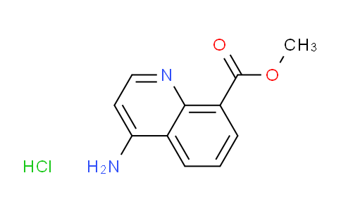 CAS No. 1416438-65-7, Methyl 4-aminoquinoline-8-carboxylate hydrochloride
