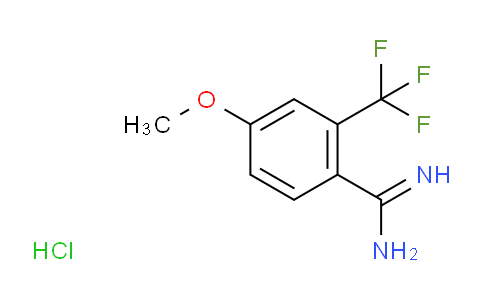 CAS No. 1408058-12-7, 4-Methoxy-2-(trifluoromethyl)benzamidine Hydrochloride