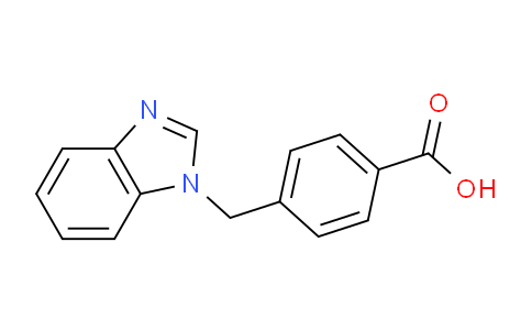 CAS No. 139742-50-0, 4-(1H-Benzimidazol-1-ylmethyl)benzoic acid