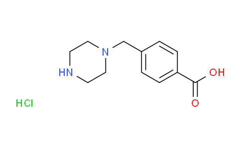 CAS No. 1394820-15-5, 4-(Piperazin-1-ylmethyl)benzoic acid hydrochloride