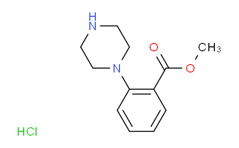 CAS No. 1394820-10-0, Methyl 2-(piperazin-1-yl)benzoate hydrochloride