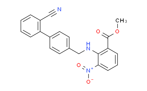 CAS No. 139481-28-0, Methyl 2-(((2'-cyano-[1,1'-biphenyl]-4-yl)methyl)amino)-3-nitrobenzoate