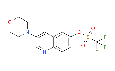 CAS No. 1393353-28-0, 3-Morpholinoquinolin-6-yl trifluoromethanesulfonate