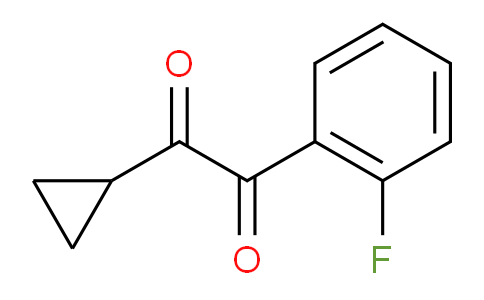 CAS No. 1391054-37-7, 1-Cyclopropyl-2-(2-fluorophenyl)ethane-1,2-dione