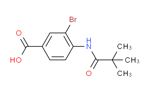 CAS No. 139058-18-7, 3-Bromo-4-pivalamidobenzoic acid