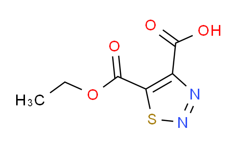 CAS No. 1379363-96-8, 5-(Ethoxycarbonyl)-1,2,3-thiadiazole-4-carboxylic acid