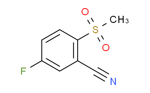 CAS No. 1379097-18-3, 5-Fluoro-2-(methylsulfonyl)benzonitrile