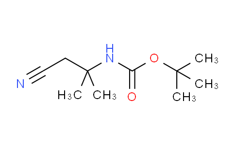 CAS No. 1378608-46-8, tert-Butyl (1-cyano-2-methylpropan-2-yl)carbamate