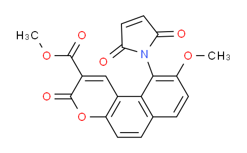 CAS No. 137350-66-4, Methyl 10-(2,5-dioxo-2,5-dihydro-1H-pyrrol-1-yl)-9-methoxy-3-oxo-3H-benzo[f]chromene-2-carboxylate