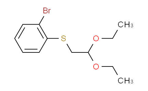 CAS No. 137105-52-3, (2-Bromophenyl)(2,2-diethoxyethyl)sulfane