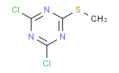 CAS No. 13705-05-0, 2,4-Dichloro-6-(methylthio)-1,3,5-triazine