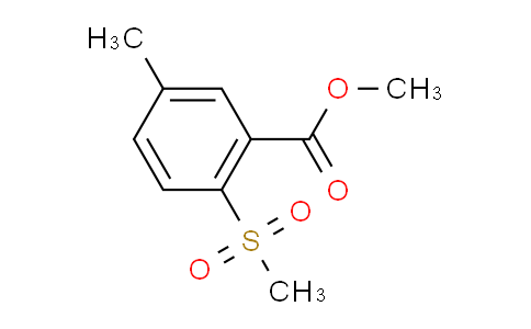 CAS No. 1368374-12-2, Methyl 5-Methyl-2-(methylsulfonyl)benzoate
