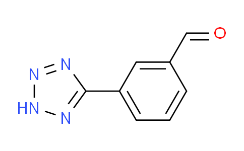 CAS No. 136689-94-6, 3-(2H-Tetrazol-5-yl)benzaldehyde