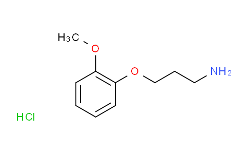 CAS No. 1366407-75-1, 3-(2-Methoxyphenoxy)propan-1-amine hydrochloride