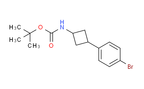 CAS No. 1363166-45-3, N-Boc-3-(4-bromophenyl)cyclobutanamine