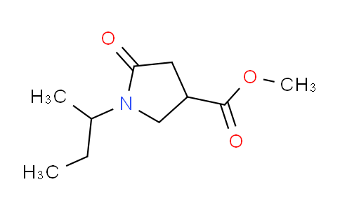 CAS No. 1363166-32-8, methyl 1-(sec-butyl)-5-oxopyrrolidine-3-carboxylate