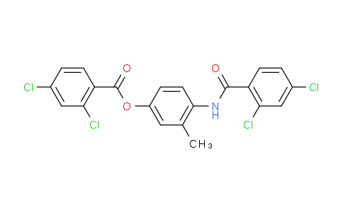 CAS No. 1363166-08-8, 2,4-Dichloro-N-[4-(2,4-dichlorobenzoyloxy)-2-methylphenyl]benzamide