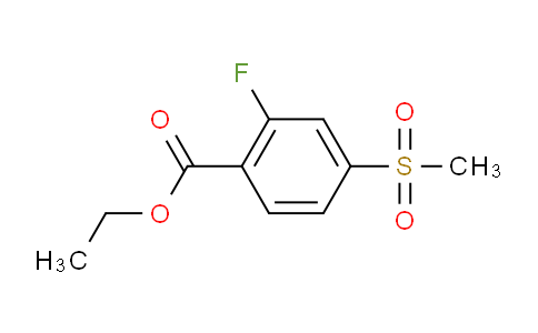 CAS No. 1354940-65-0, Ethyl 2-Fluoro-4-(methylsulfonyl)benzoate