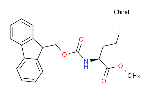 CAS No. 1354921-71-3, (S)-Methyl 2-((((9H-fluoren-9-yl)methoxy)carbonyl)amino)-4-iodobutanoate