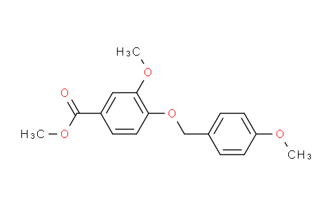 CAS No. 1354549-24-8, Methyl 3-methoxy-4-((4-methoxybenzyl)oxy)benzoate