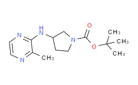CAS No. 1353946-15-2, tert-Butyl 3-((3-methylpyrazin-2-yl)amino)pyrrolidine-1-carboxylate