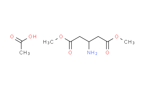 CAS No. 1345983-89-2, Dimethyl 3-aminopentanedioate acetate