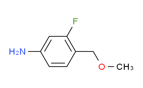 CAS No. 1341785-86-1, 3-Fluoro-4-(methoxymethyl)aniline