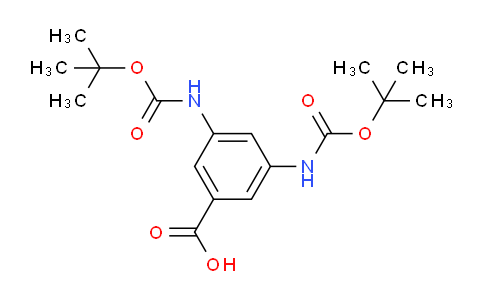 CAS No. 133887-83-9, 3,5-Bis((tert-butoxycarbonyl)amino)benzoic acid