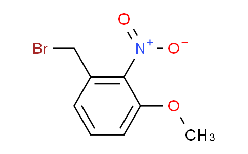 CAS No. 133486-62-1, 1-(bromomethyl)-3-methoxy-2-nitrobenzene