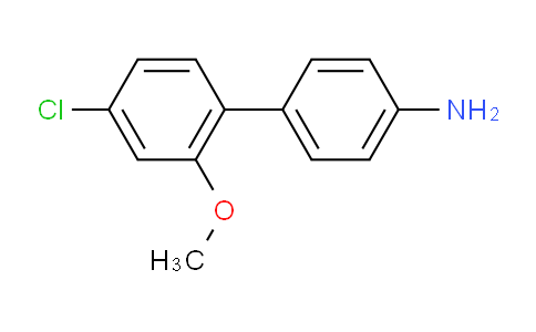 CAS No. 1334499-96-5, 4'-Chloro-2'-methoxy-[1,1'-biphenyl]-4-amine