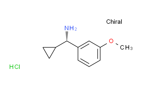 CAS No. 1332609-12-7, (S)-Cyclopropyl(3-methoxyphenyl)methanamine hydrochloride