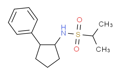 CAS No. 1332608-60-2, N-(2-Phenylcyclopentyl)propane-2-sulfonamide