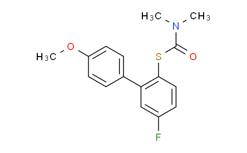 CAS No. 1332589-82-8, S-(5-Fluoro-4'-methoxy-[1,1'-biphenyl]-2-yl) dimethylcarbamothioate