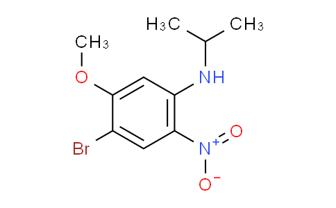 CAS No. 1330750-43-0, 4-Bromo-N-isopropyl-5-methoxy-2-nitroaniline