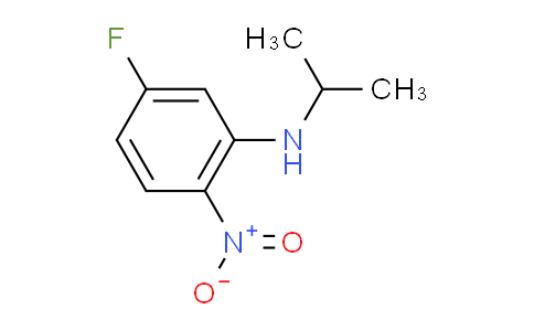 CAS No. 131885-33-1, 5-Fluoro-N-isopropyl-2-nitroaniline