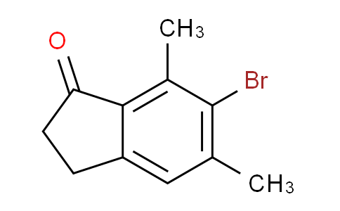 CAS No. 131750-27-1, 6-Bromo-5,7-dimethyl-2,3-dihydro-1H-inden-1-one