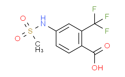 CAS No. 1314406-51-3, 4-(Methylsulfonamido)-2-(trifluoromethyl)benzoic acid