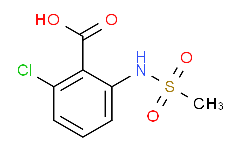 CAS No. 1314406-45-5, 2-Chloro-6-(methylsulfonamido)benzoic acid