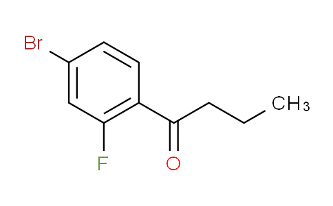 CAS No. 1311197-93-9, 1-(4-Bromo-2-fluorophenyl)butan-1-one