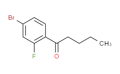 CAS No. 1311197-91-7, 1-(4-Bromo-2-fluorophenyl)pentan-1-one