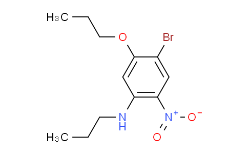 CAS No. 1311197-83-7, 4-Bromo-2-nitro-5-propoxy-N-propylaniline