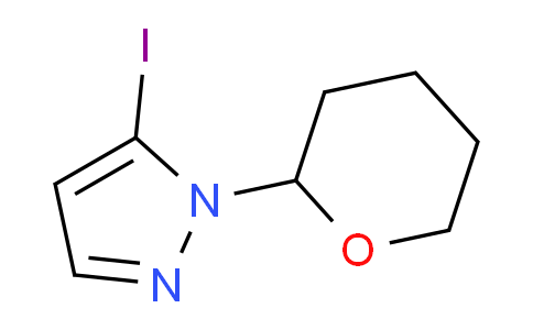 CAS No. 1311197-82-6, 5-Iodo-1-(tetrahydro-2H-pyran-2-yl)-1H-pyrazole