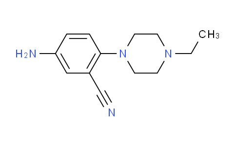CAS No. 1307239-44-6, 5-Amino-2-(4-ethylpiperazin-1-yl)benzonitrile