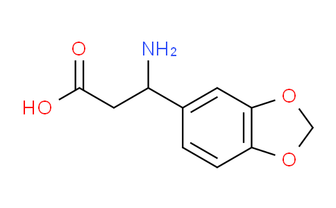 CAS No. 129042-60-0, 3-Amino-3-(benzo[d][1,3]dioxol-5-yl)propanoic acid
