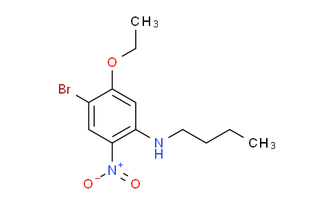 CAS No. 1280786-89-1, 4-Bromo-N-butyl-5-ethoxy-2-nitroaniline