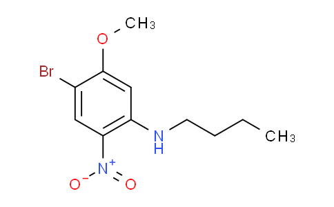 CAS No. 1280786-70-0, 4-Bromo-N-butyl-5-methoxy-2-nitroaniline