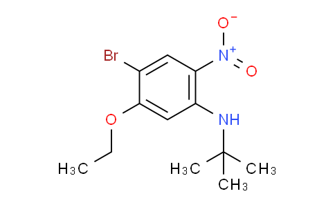 CAS No. 1280786-66-4, 4-Bromo-N-(tert-butyl)-5-ethoxy-2-nitroaniline