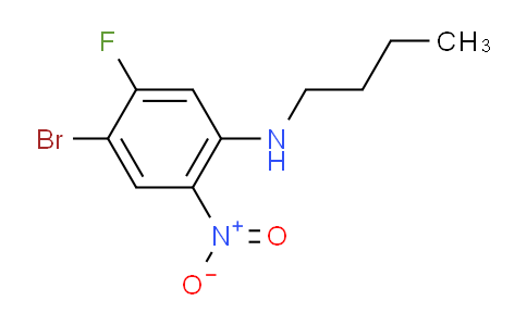 CAS No. 1280786-63-1, 4-Bromo-N-butyl-5-fluoro-2-nitroaniline